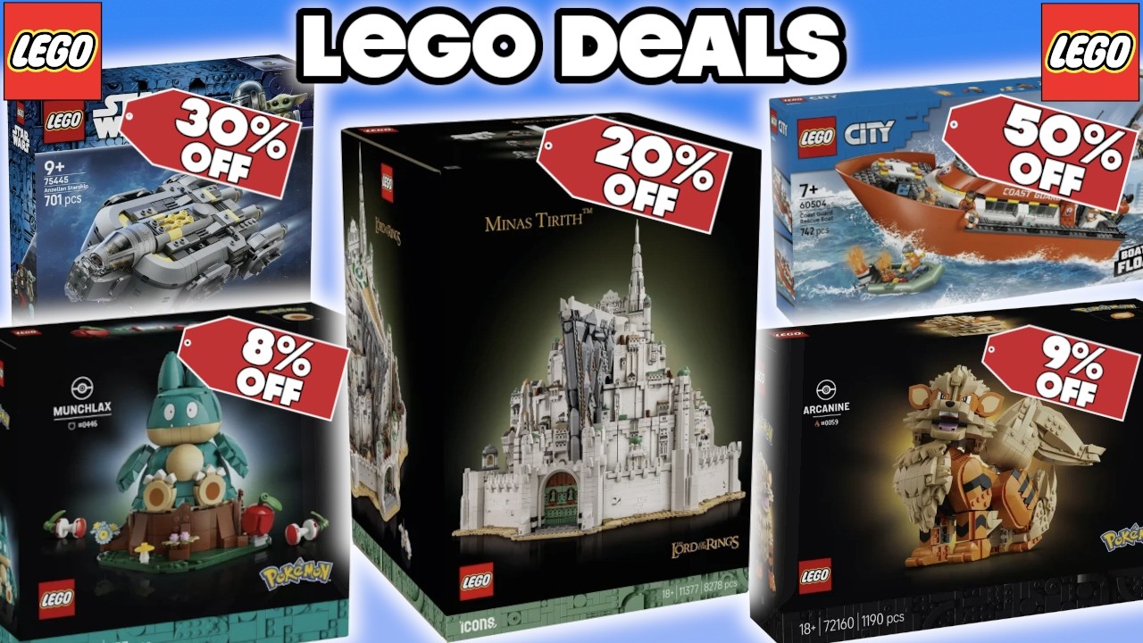 СКИДКИ НА LEGO НА AMAZON &mdash; ДО 50% + Новые анонсы LEGO