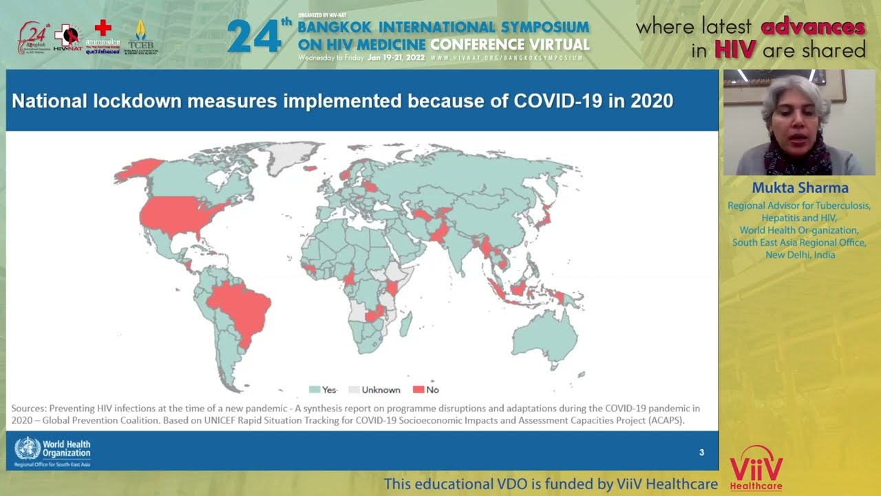 COVID-19 impact on HIV treatment, care, and prevention service delivery