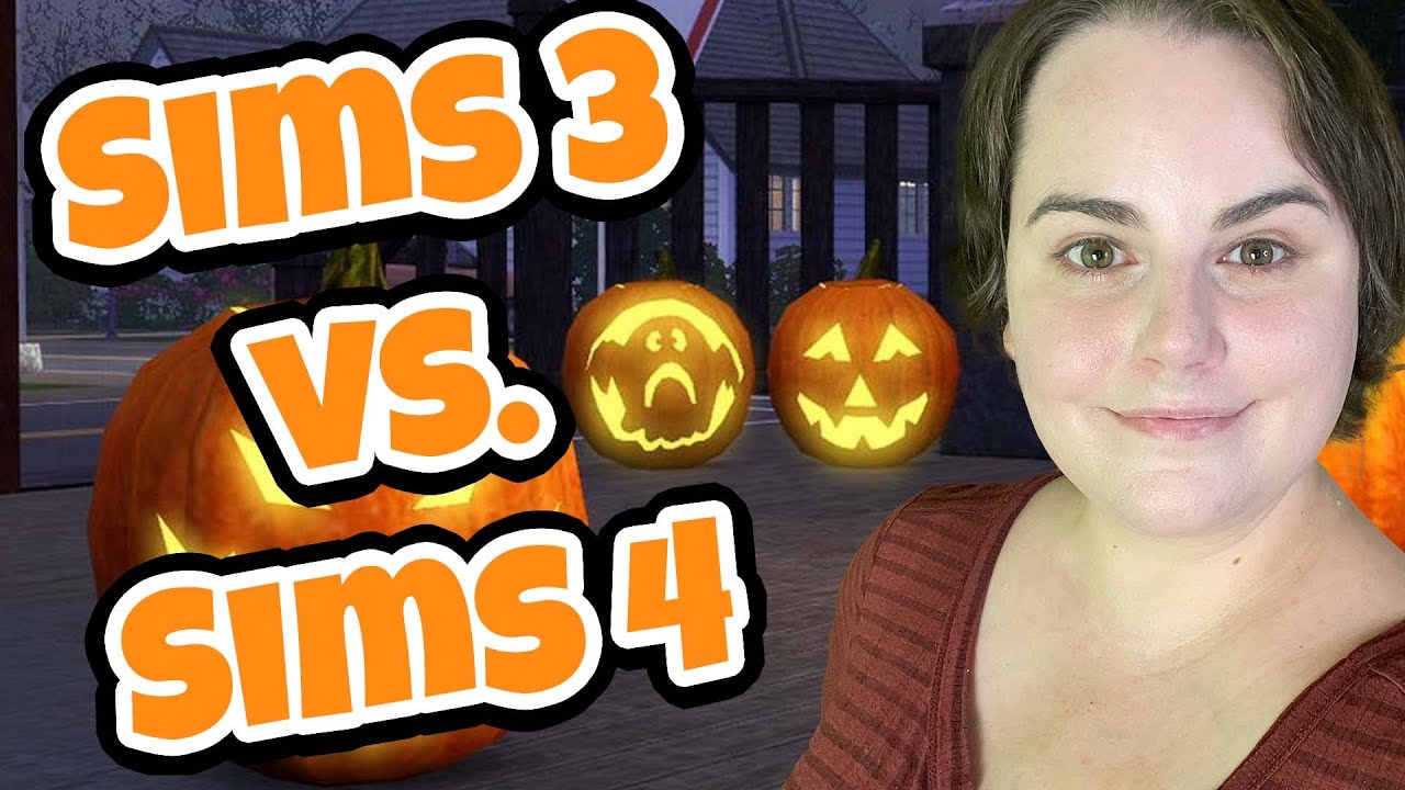 SPOOKY DAY COMPARED! Sims 3 vs. Sims 4 Halloween Traditions!