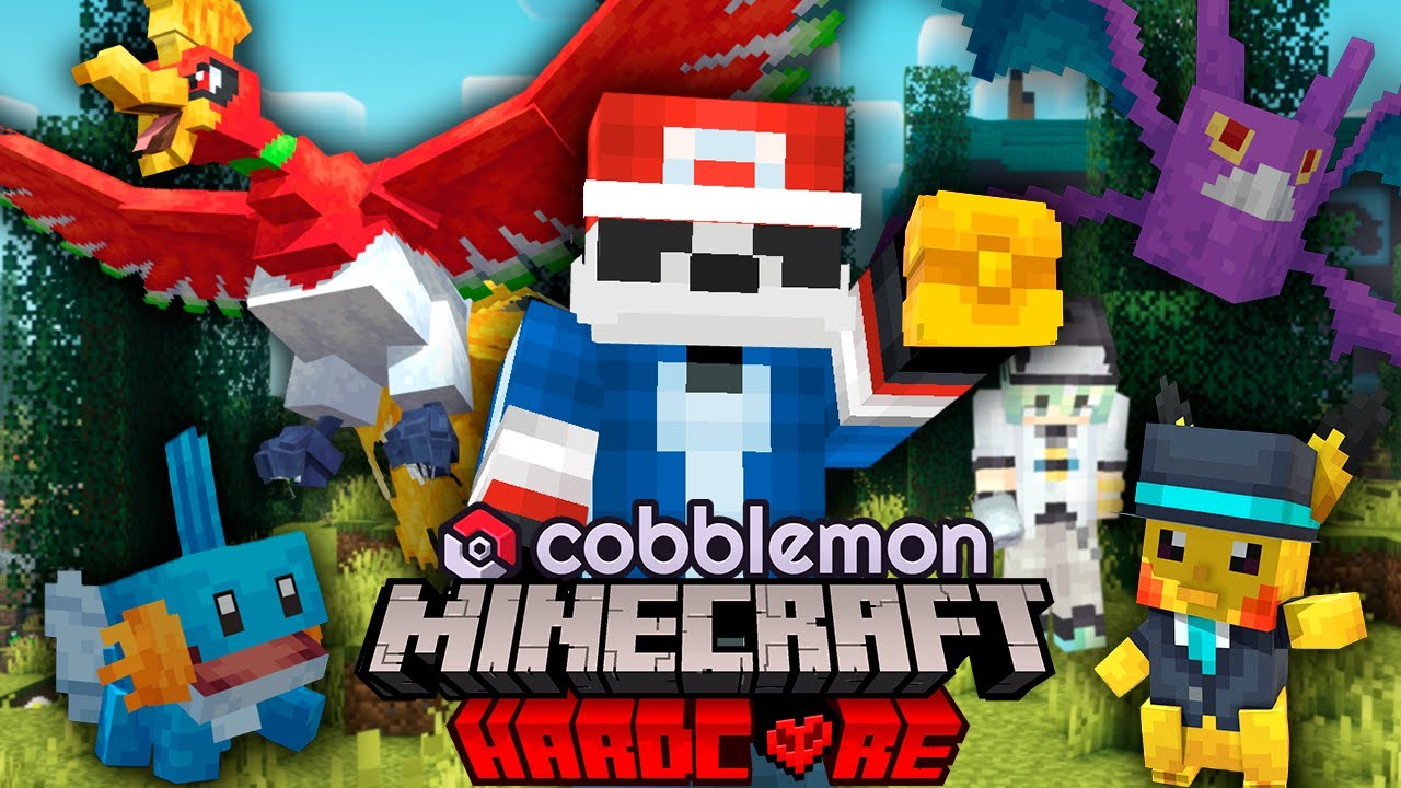 100 Jugadores Simulan un Torneo de POKÉMON en Minecraft HARDCORE (Cobblemon)