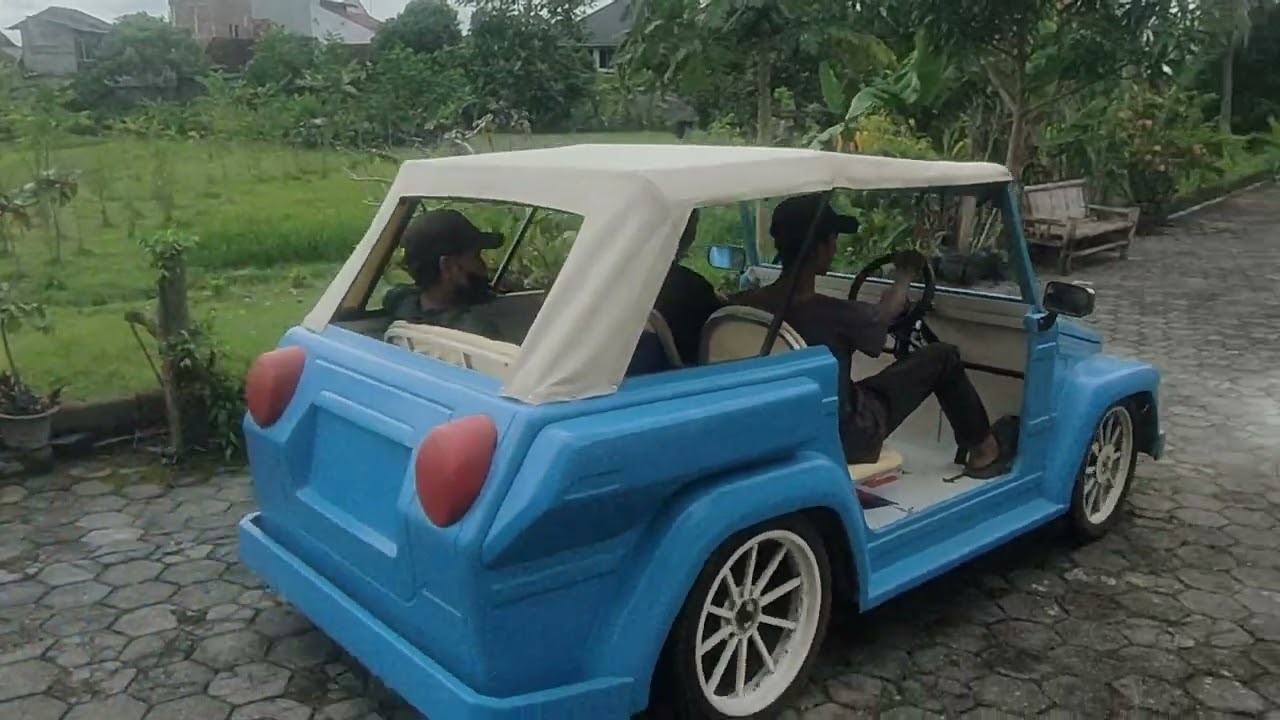 Model mobil safari vw menggunakan mesin sepeda motor 