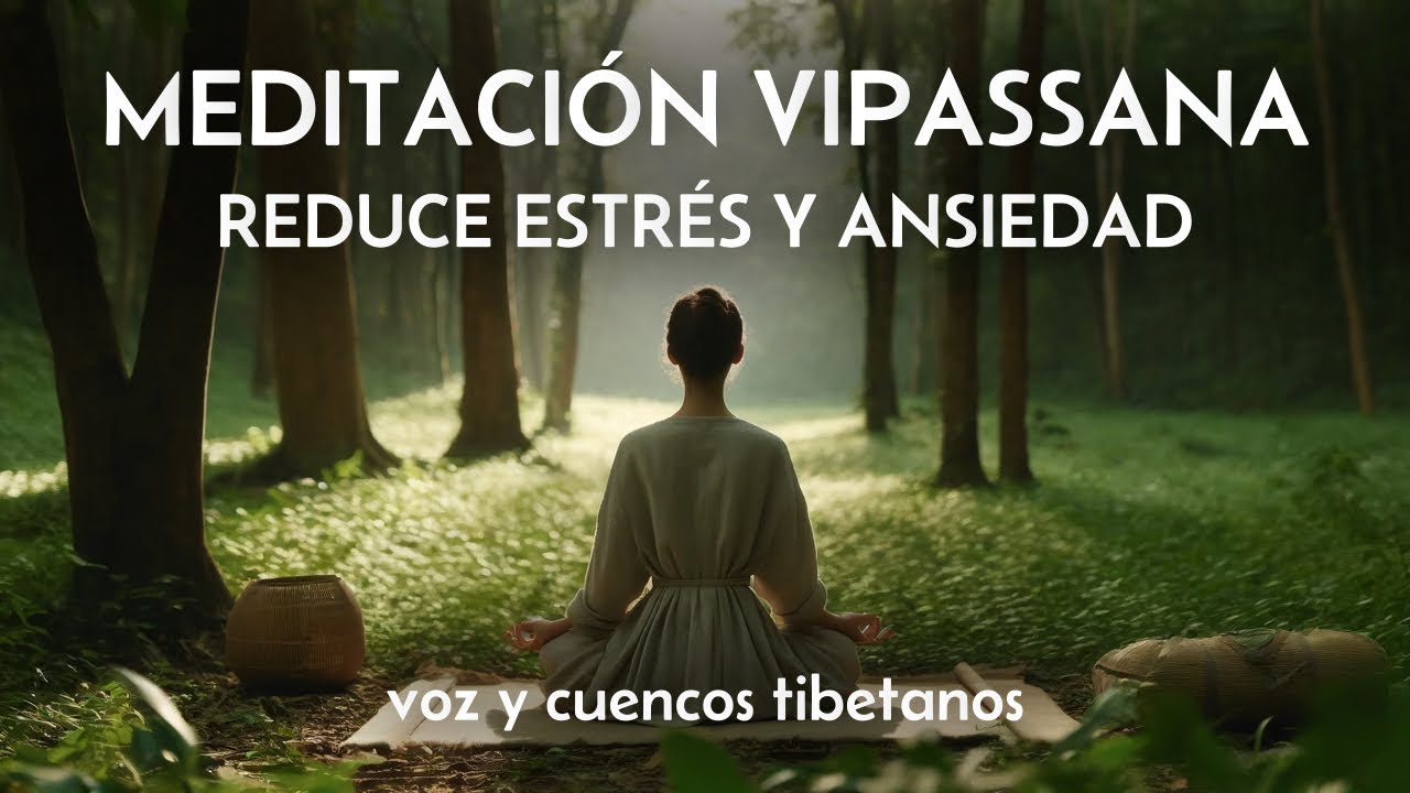 Meditación Vipassana | Mejora tu Atención | Elimina Estrés y Ansiedad 🧘🏻‍♂️