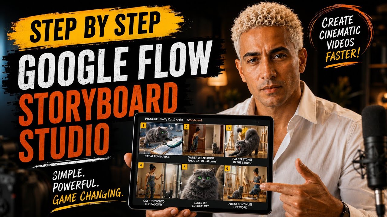 How to Create Animated Videos with Google Flow's Storyboard Studio