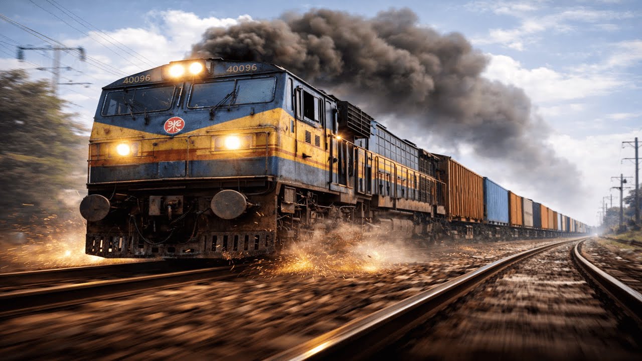 Freight Trains of Indian Railways | Diesel Power