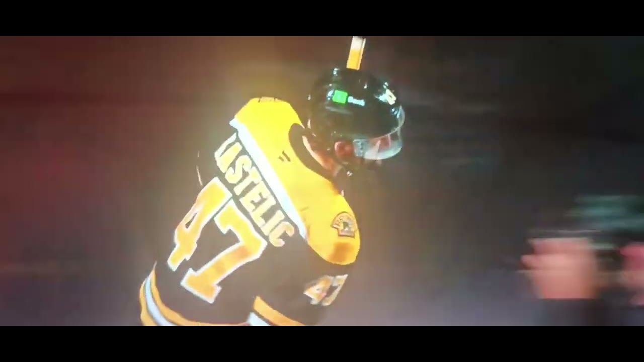 Boston Bruins opening night lineup 10/10/24