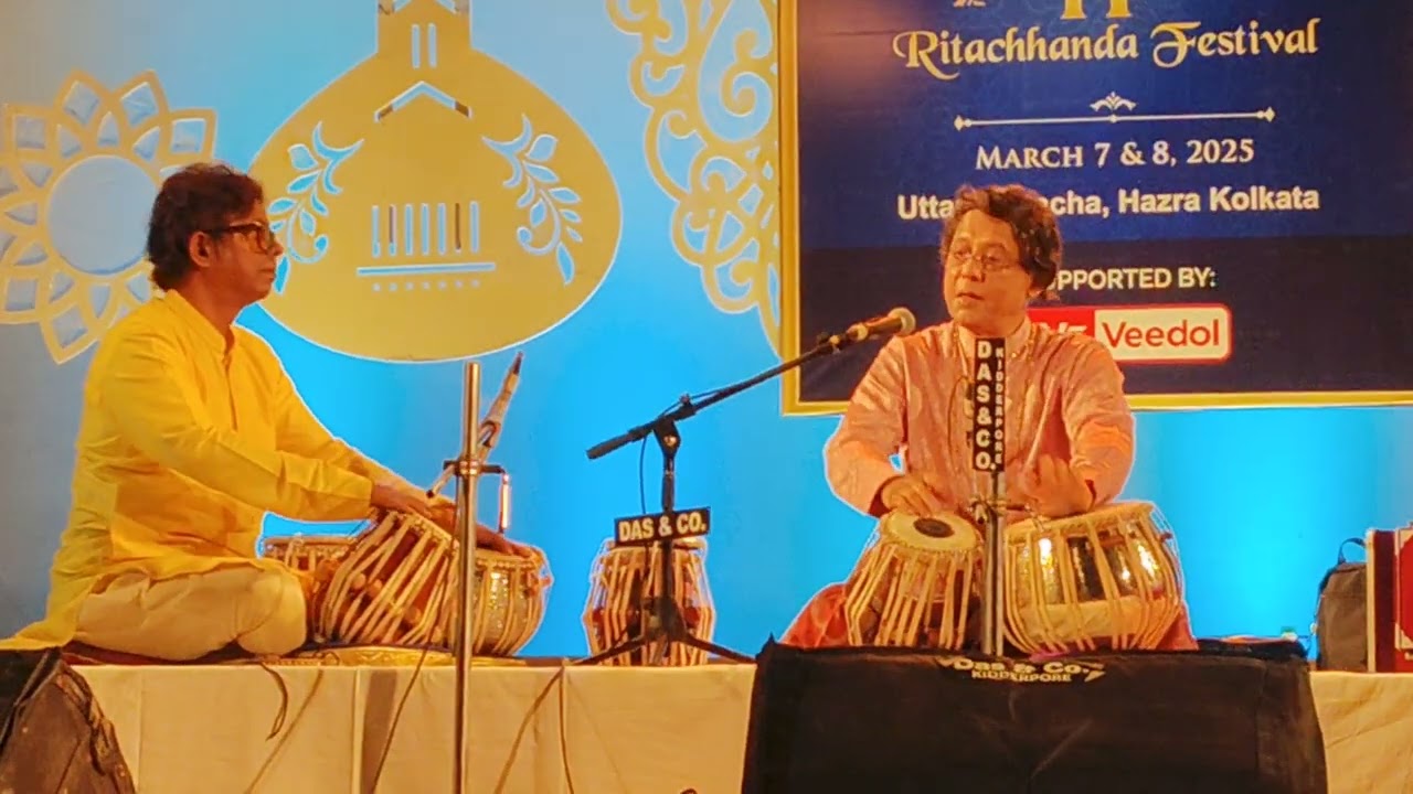Pt. Anindo Chaterjee Tabla Solo Harm:  Hiranmay Mitra March 8, 2025