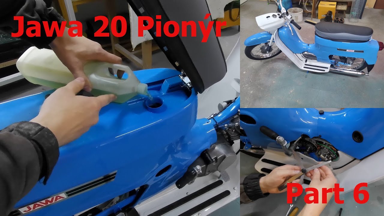 Renovace motocyklu Jawa 20 Part 6/7