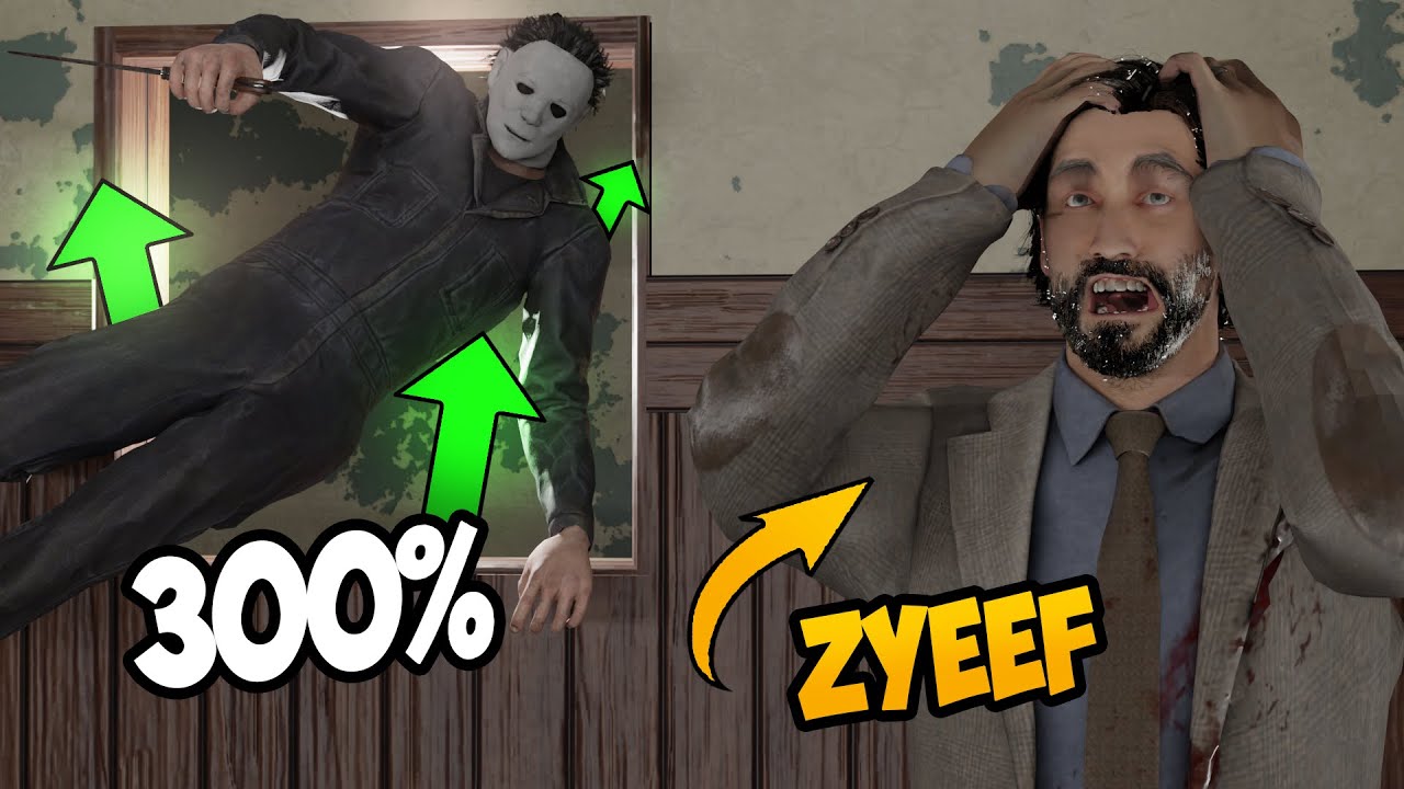 ASSUSTEI O ZYEEF com A BUILD do MYERS PULA RÁPIDO KKKK - DEAD BY DAYLIGHT