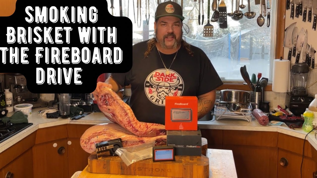 Smoking whole briskets on the Big green egg using the Fireboard Drive system