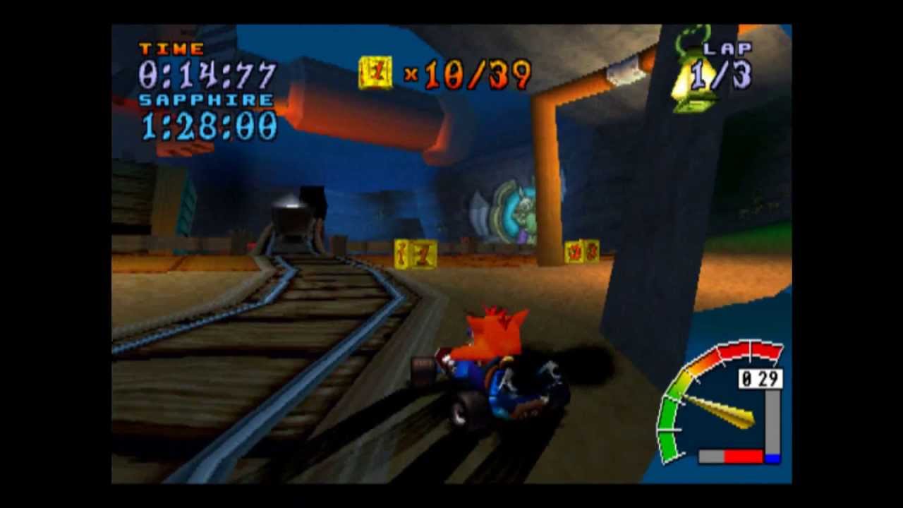 Dragon Mines - Platinum Relic - Crash Team Racing - 101% Playthrough (Part #51)