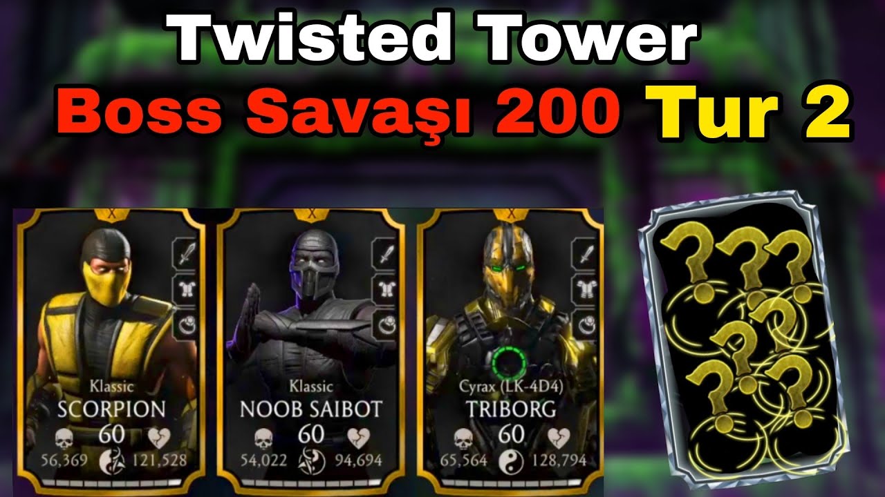 HİÇ FENA DEĞİL | Twisted Tower Boss Savaşı 200 Tur 2 | Mk Mobile