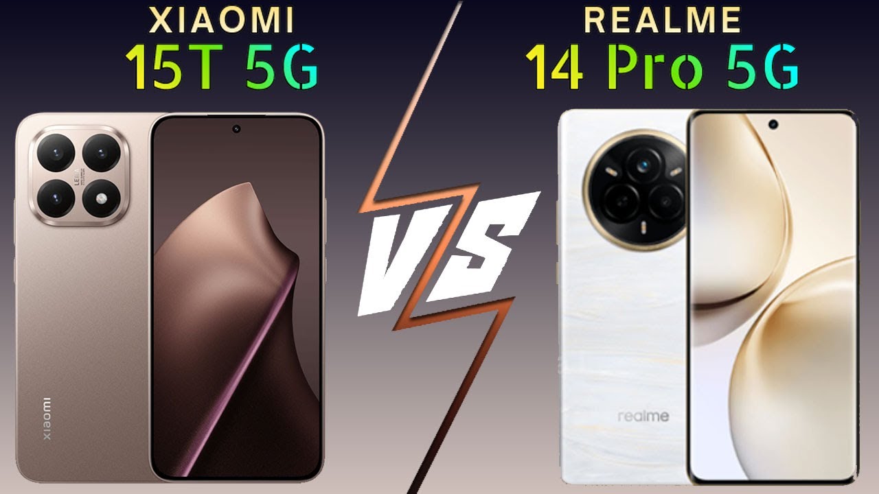 Xiaomi 15T vs Realme 14 Pro 5G Phone specs comparison