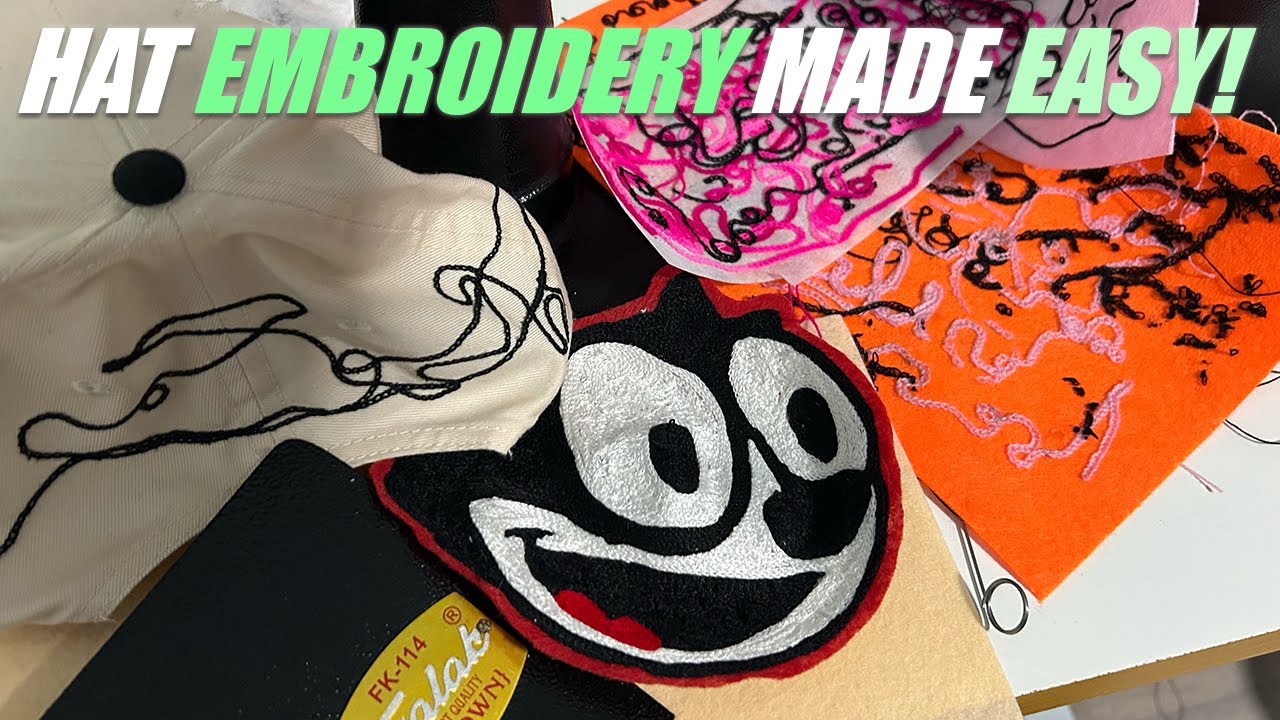 Make Hat Patches in 10 Minutes with Chainstitch Embroidery!