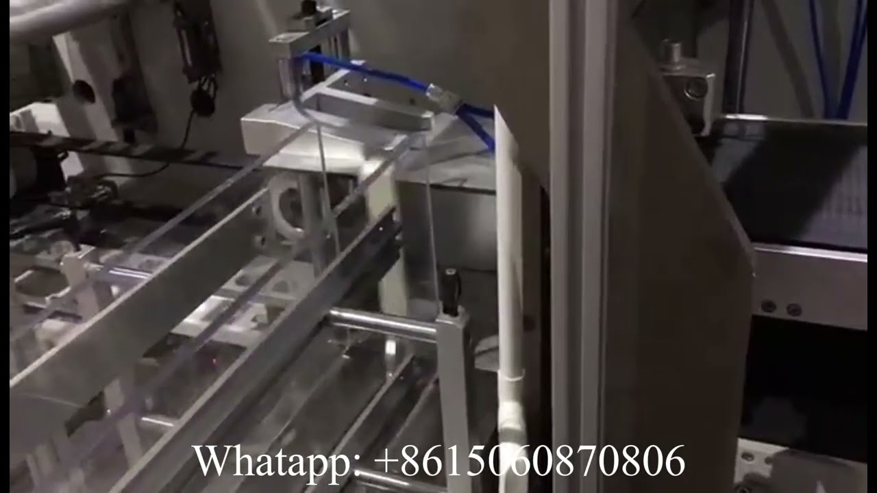 Good price automatic twin piles dinner napkin paper packing machine