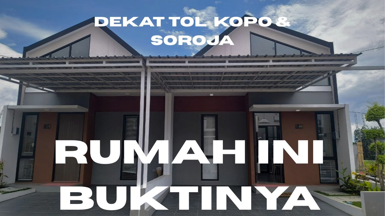 DEKAT TOL SOROJA & KOPO, RUMAH INI BUKTINYA !! #baru #roomtour #rumahminimalis #bebasbanjir #viral