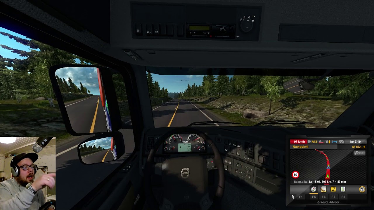 Euro Truck Simulator 2 - Tyypit Volvosta Kärsämäen välillä