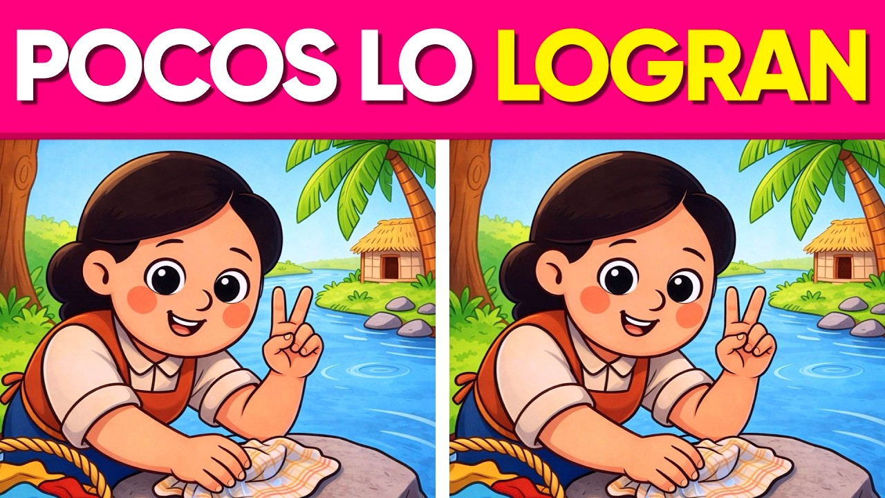 Encuentra las 3 Diferencias: Prueba de OBSERVACIÓN 🌴🐸🐵 SPOT THE 3 DIFFERENCES 🧠🦊 MENTAL QUIZ