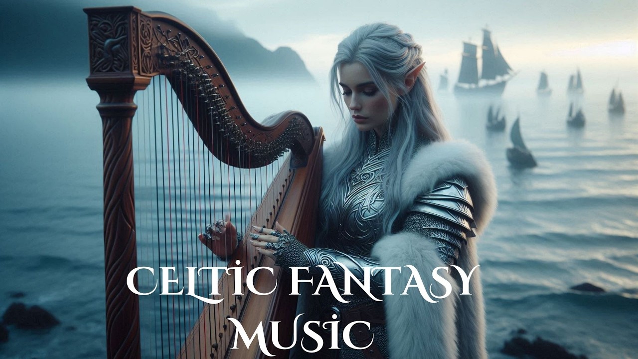 🌊 ELVEN FAREWELL - The Ancient Silver Harp | Epic Fantasy Music & Emotional Journey