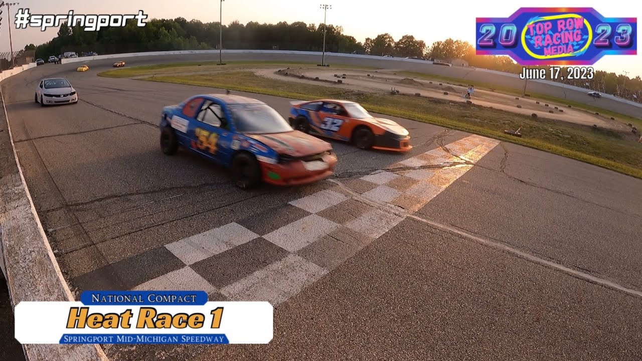 June 17, 2023 | National Compact Touring Series Heats 1, 2, & 3 | Springport Mid-Michigan Speedway