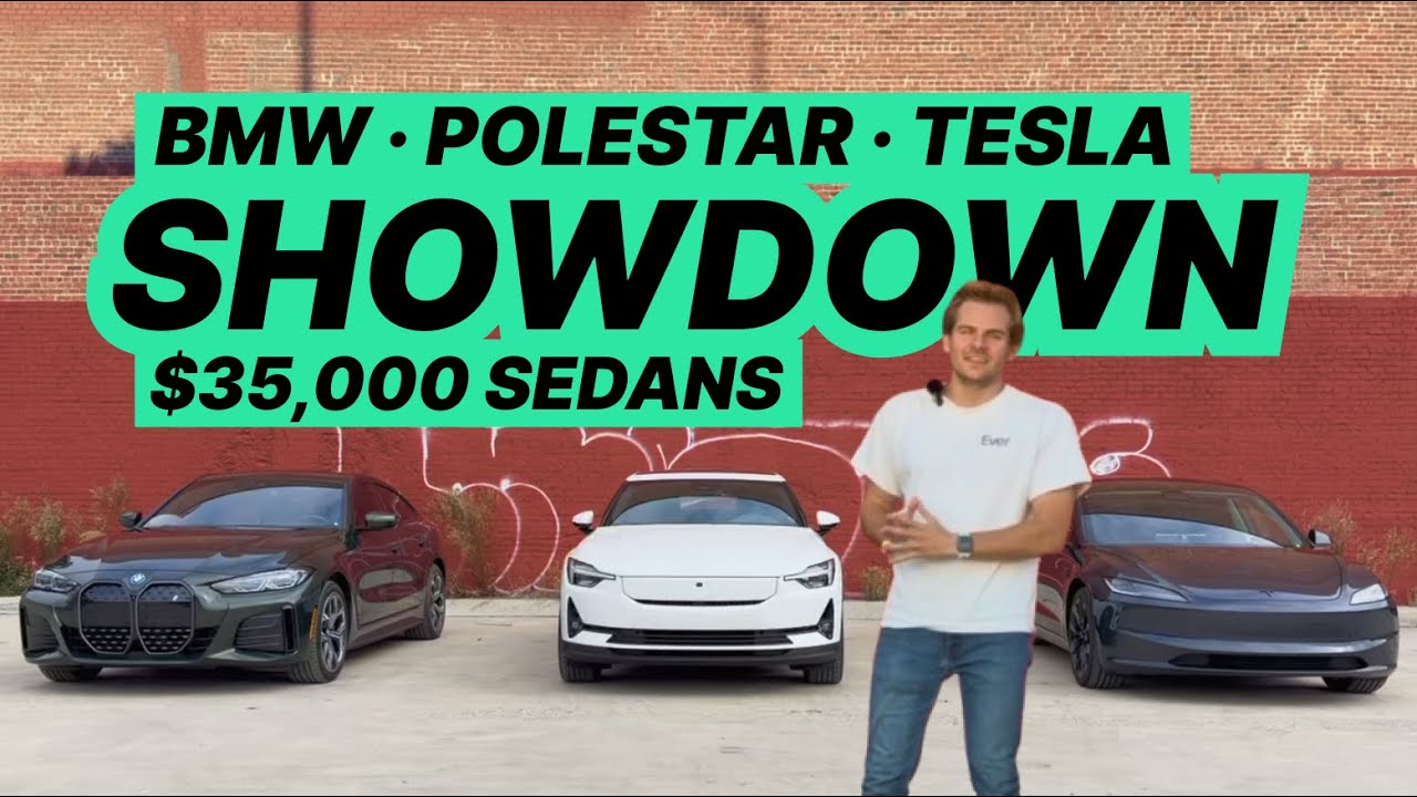 BMW i4 vs Polestar 2 vs Tesla Model 3 — Which Used $35K EV Is The Best?
