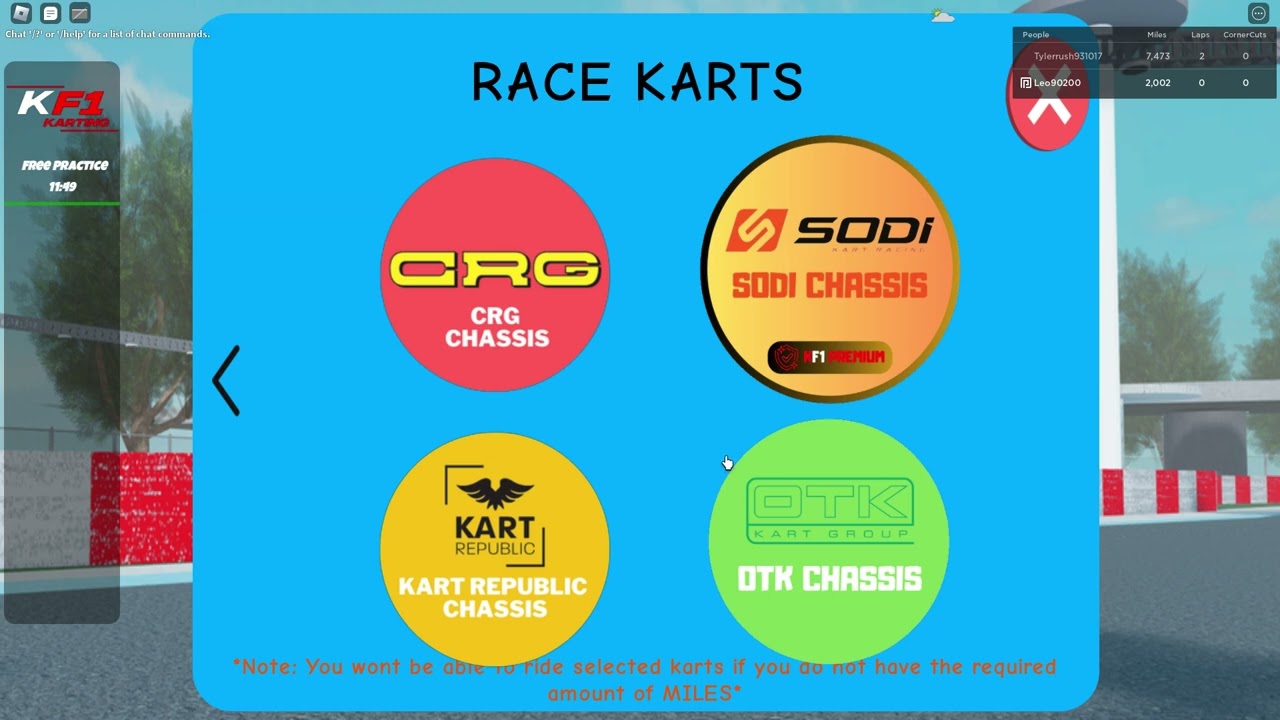 I FINALLY GOT SHIFTER KARTS! Roblox KF1 Karting