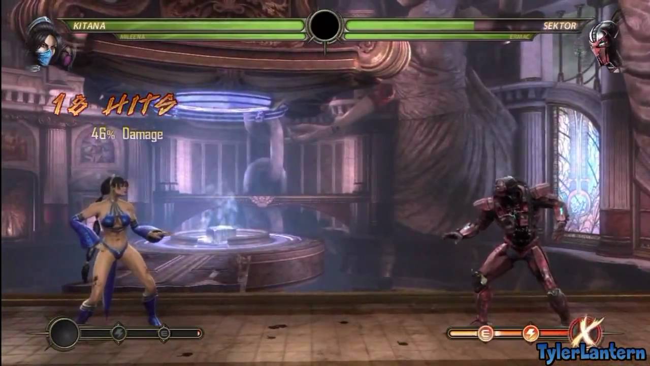 MK9 - Kitana Combo Compilation - Mortal Kombat 9 (2011)