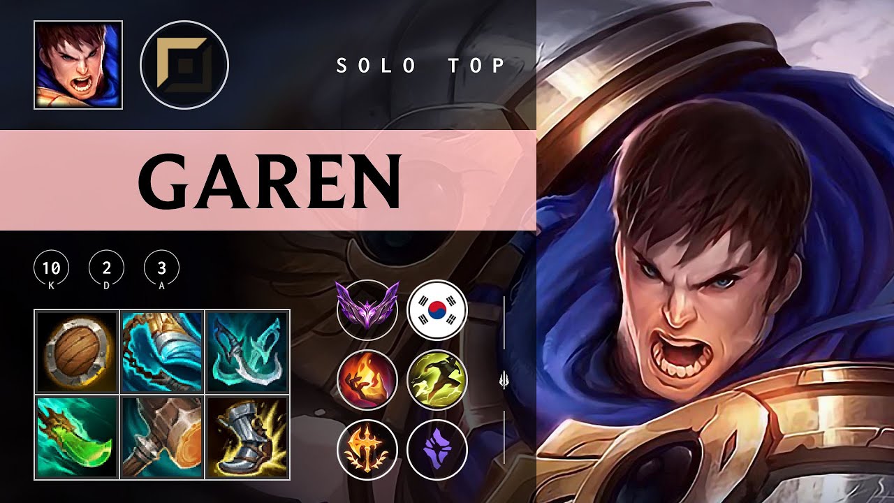 Garen Top vs Malphite - KR Master Patch 25.24
