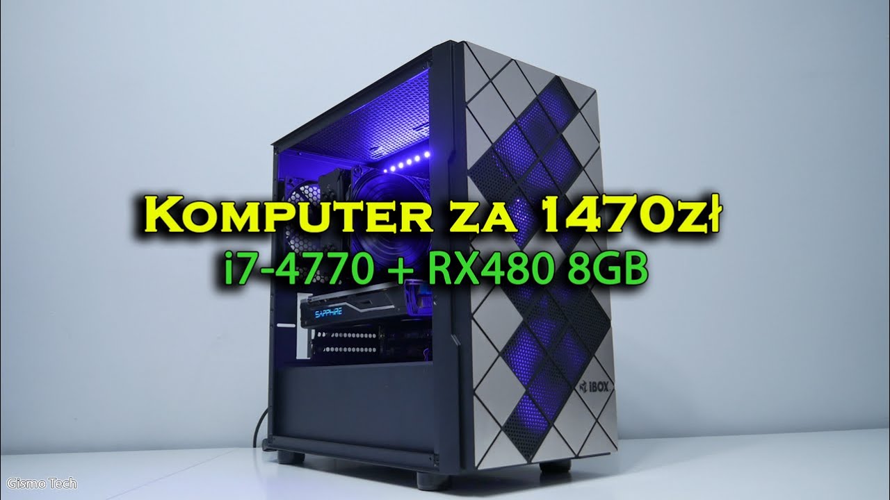 Komputer Dla Mateusza za 1470zł (i7-4770 + RX480NITRO+ 8GB GDDR5) + Testy w Grach