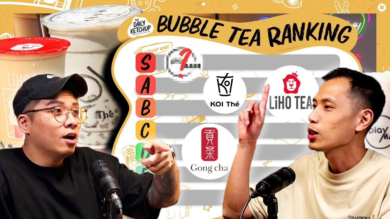 Ranking Bubble Tea Brands in Singapore!!! | #DailyKetchup EP333