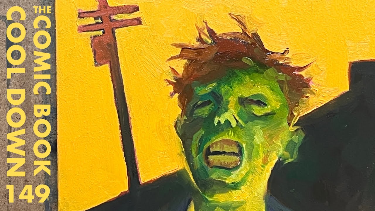 The Comic Book Cool Down - Zombie Oil Painting part 1