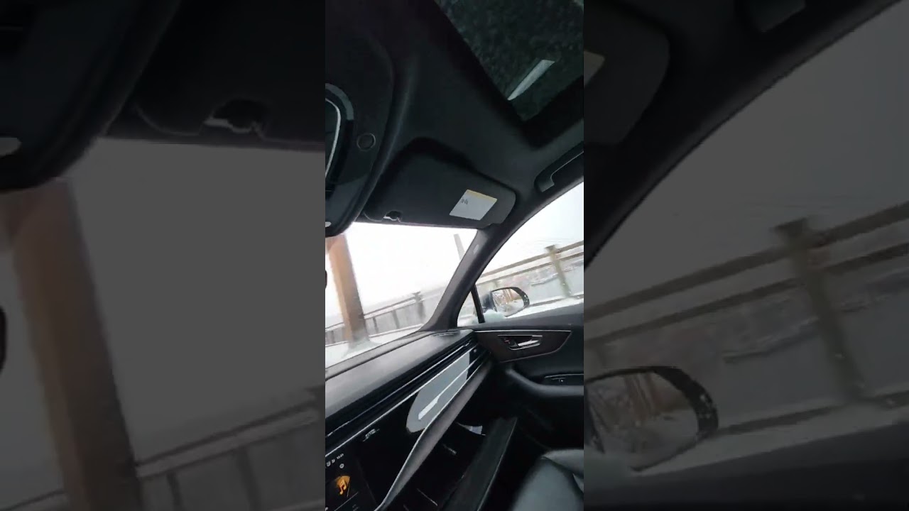 Driving in Snowfall in Surrey(Canada)
