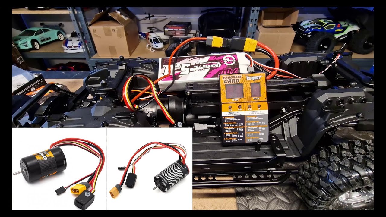 MOTEUR  Hobbywing FUSION  1800kv   PROGRAMATION