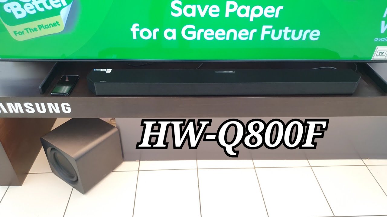Samsung HW-Q800F 5.1.2 Channel 400Watts | Dolby Atmos Soundbar (2025)