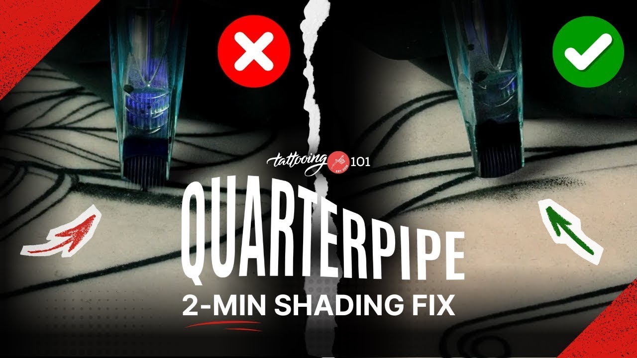 The QUARTERPIPE Method | How to SHADE With a Mag Needle in 2 Minutes