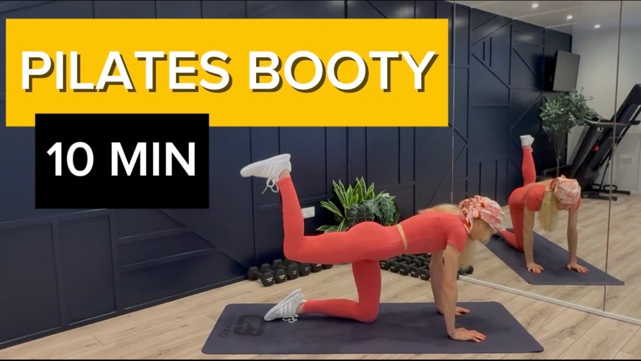 10 MINUTE PILATES GLUTES| BOOTY BLAST | LOWER BODY | DAY 4- 21 DAY FITNESS CHALLENGE 