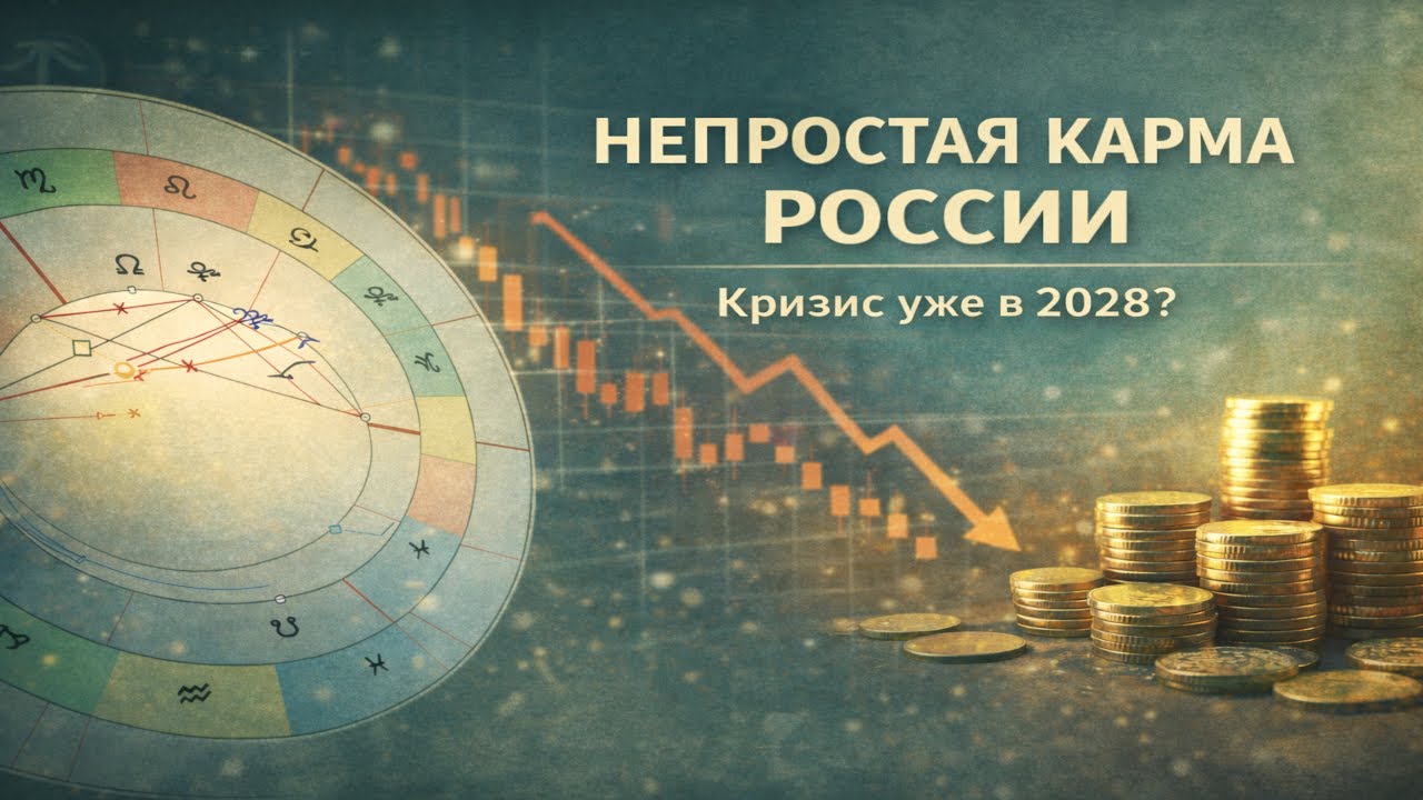 ПРОГНОЗ КРИЗИСОВ РОССИИ и поворотных моментов - Ведическая астрология.