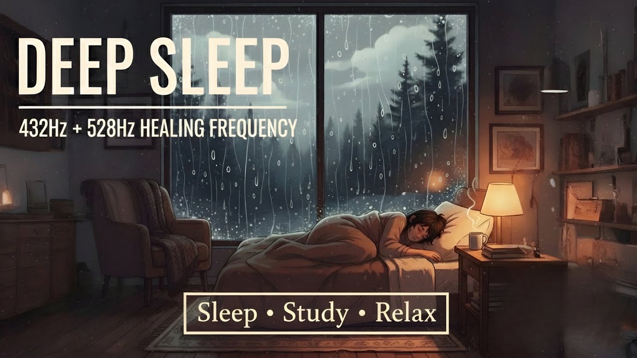 The Best SLEEP Music | 432hz + 528Hz Healing Frequency | Deeply Relaxing | Fall A Sleep INSTANTLY