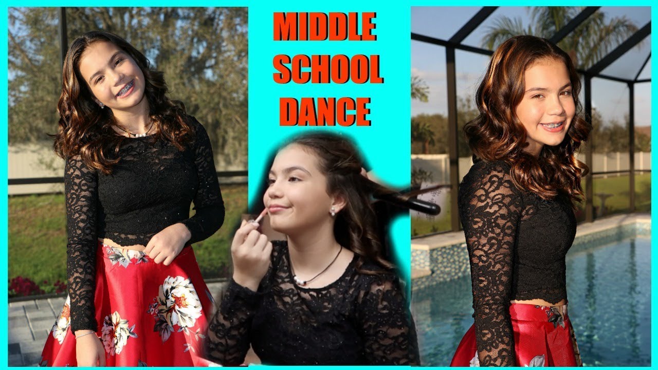 GET READY WITH ME FOR MY FIRST MIDDLE SCHOOL DANCE | SISTERFOREVERVLOGS #459