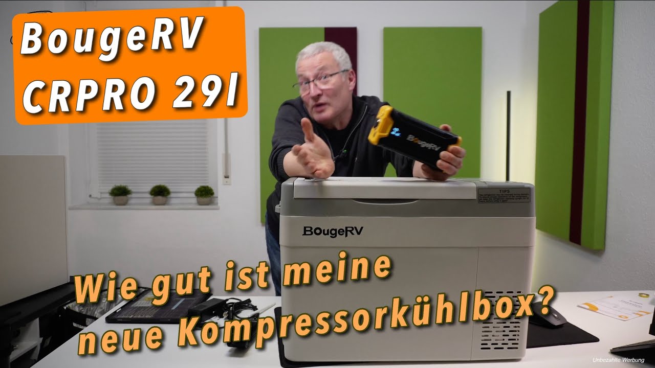 BougeRV Kompressor-Kühlbox CRPRO mit Mini-Akku Option - Review & Test
