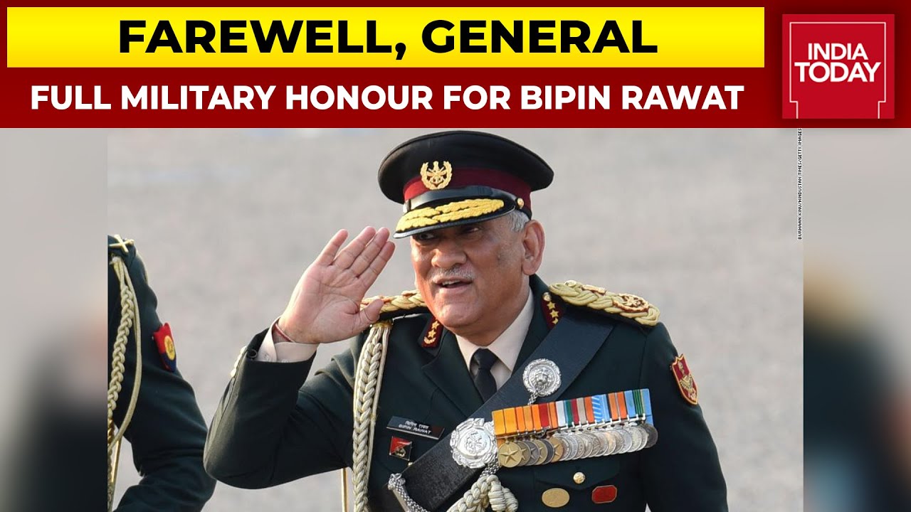 Full Military Honour For CDS General Bipin Rawat, 800 Service Personnel To Be In Attendance