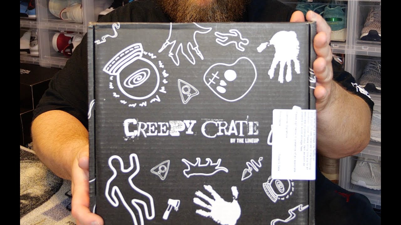 Opening up the NEW Creepy Crate HORROR Themed Mystery Box