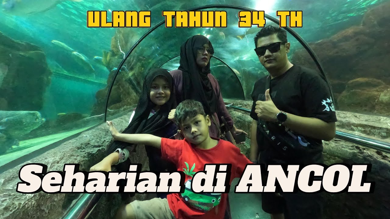 PIKNIK SAMUDRA ANCOL & SEA WORLD - MAMAH ULTAH 34TH, TIUP LILIN DI PINGGIR PANTAI ANCOL