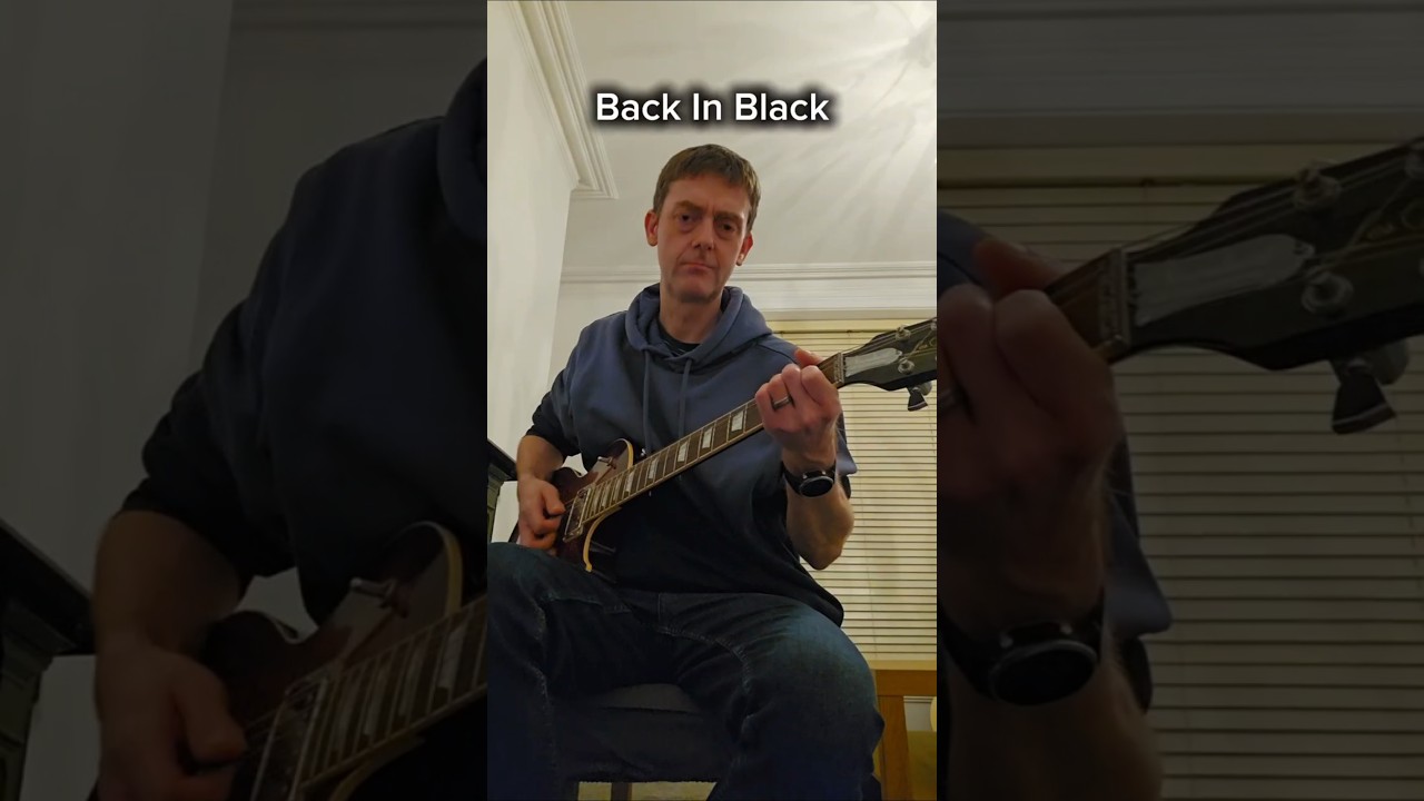 Back In Black Riff (AC/DC) | Easy Guitar Lesson