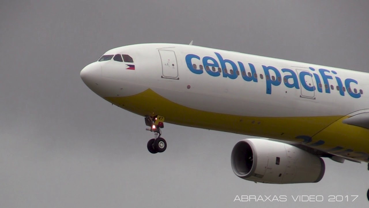 Cebu Pacific A330-343 [RP-C3347] - Arrival at Sydney - 4 November 2017