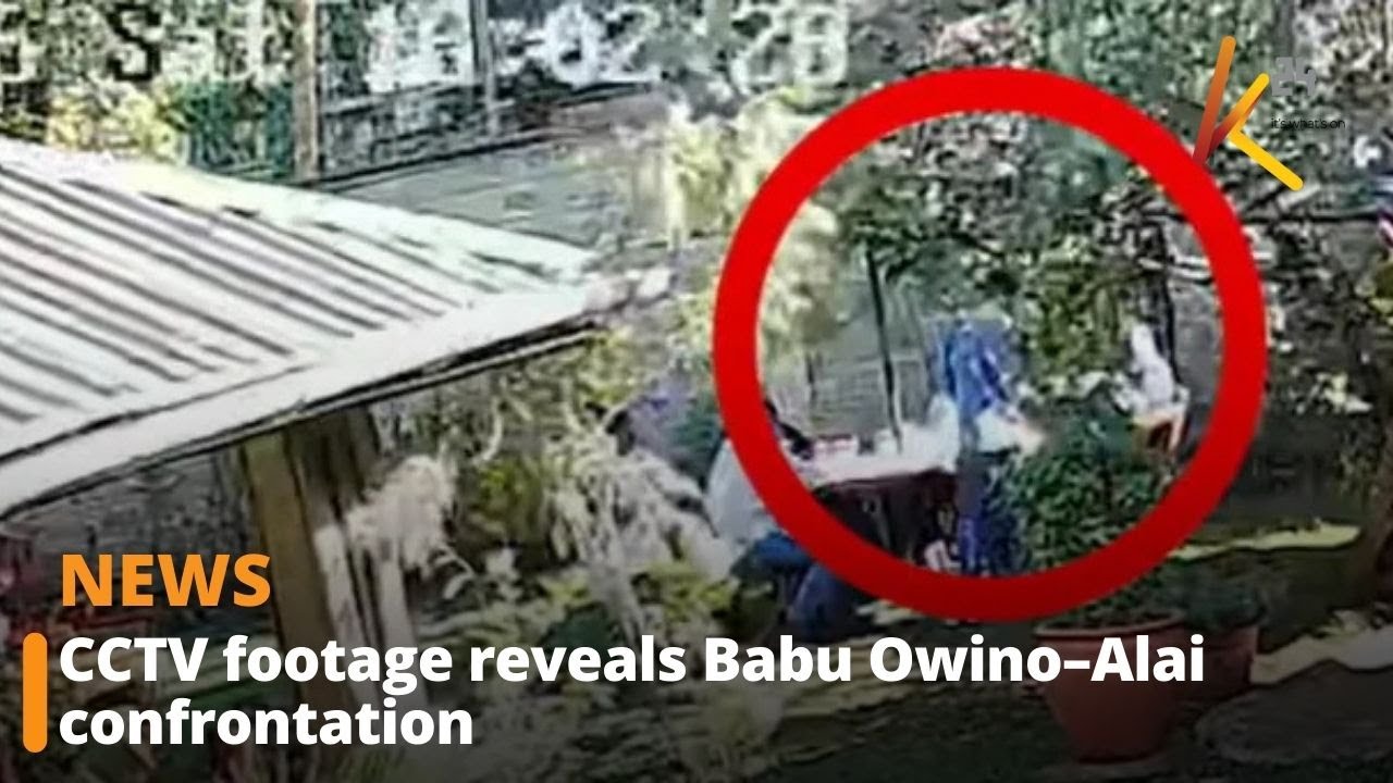 CCTV footage reveals Babu Owino&ndash;Alai confrontation