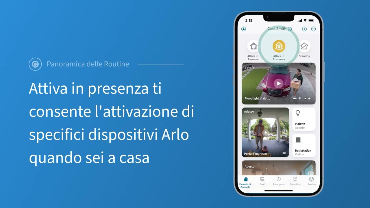 App Arlo Secure: Come configurare le routine | Sicurezza domestica intelligente