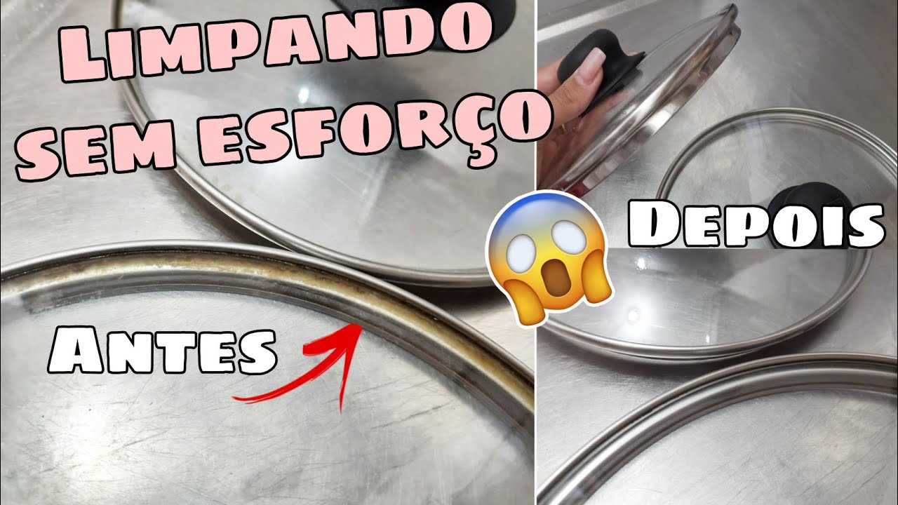 Como limpar a tampa de vidro da panela SEM ESFORÇO