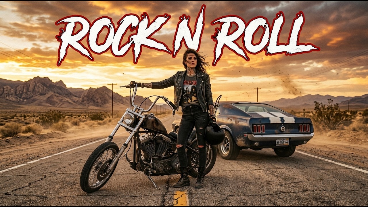 Rock N Ride – Outlaw Rock N Roll Highway Mix | Biker Driving Rock Music