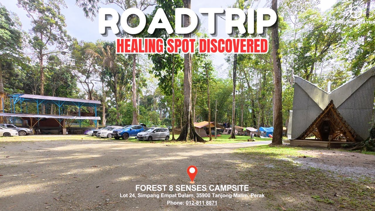 ROAD TRIP‼️ Drive From Tanjung Malim Railway Station To Forest 8 Senses Campsite | Scenic Driving