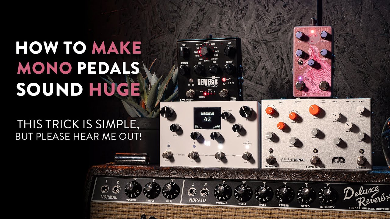 The Stereo Hack - Make Your Mono Pedals Sound Huge!